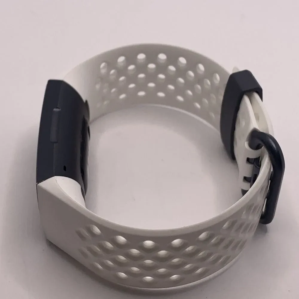 Fitbit Charge 3 FB410GMWT Unisex White Heart Rate Monitor Activity Tracker QU60